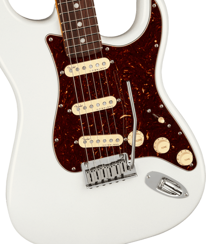 Fender American Ultra Stratocaster- RW - Arctic Pearl - Joondalup Music Centre