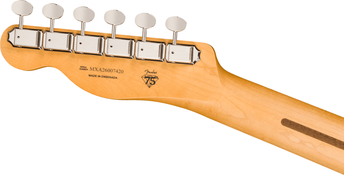 Fender 75th Anniversary Player II Baritone Telecaster Electric Guitar - Black