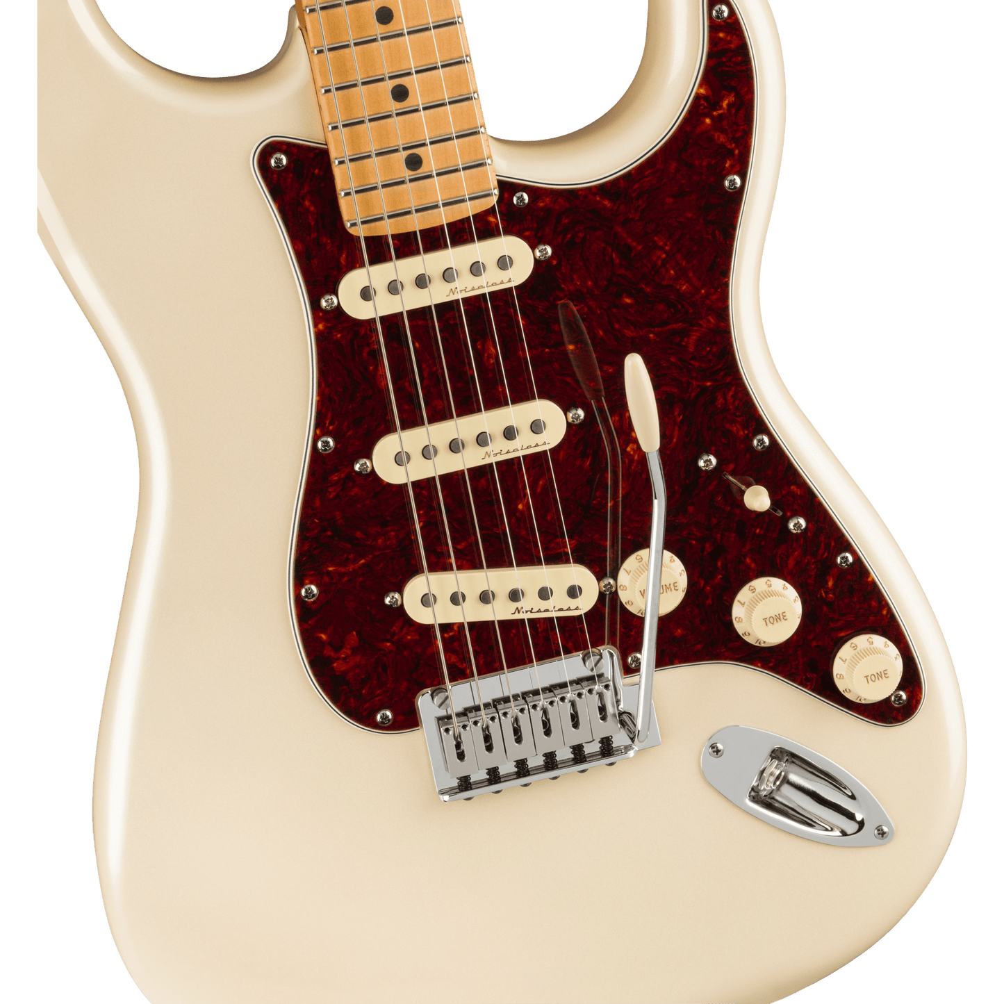 Fender Player Plus Stratocaster- MN - Olympic Pearl - Joondalup Music Centre