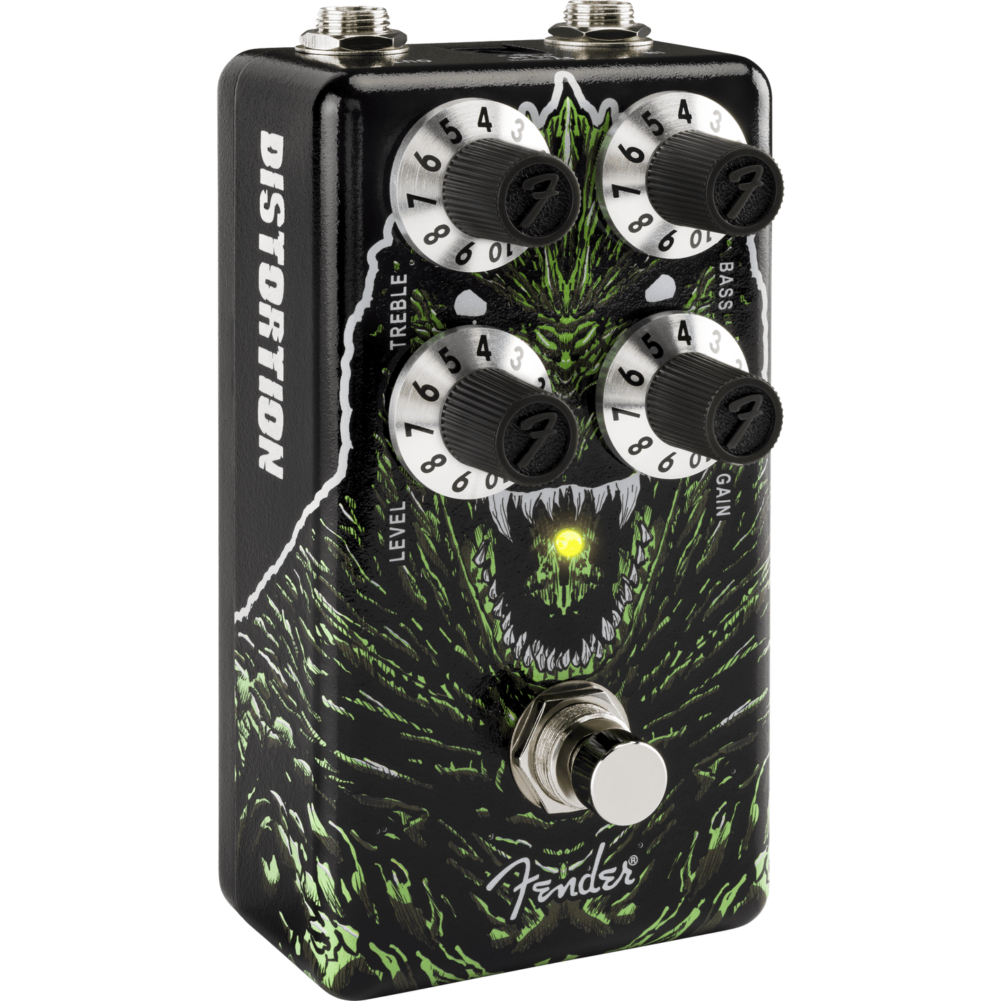 Fender Godzilla Distortion Effects Pedal right angle