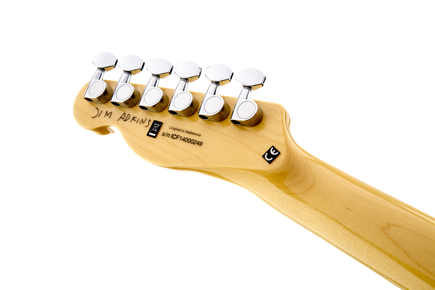 Fender Jim Adkins JA-90 Telecaster Thinline Electric Guitar - Natural-ELECTRIC GUITAR-Joondalup Music Centre