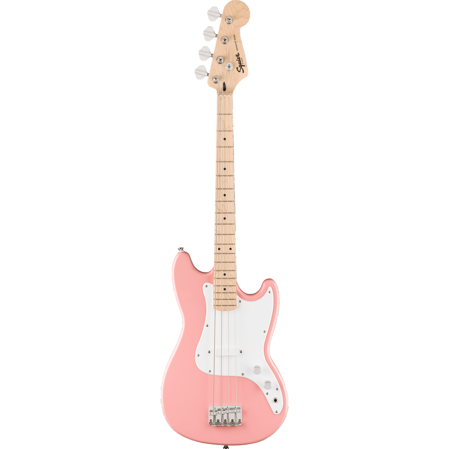 Squier Limited Edition Sonic Bronco Bass - Shell Pink