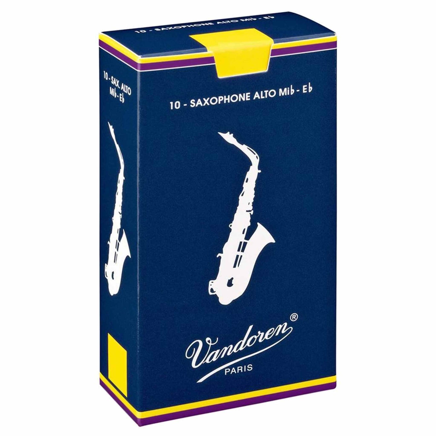 Vandoren Traditional Reeds - Alto Saxophone Size 3.5 - 10 Pack-REEDS-Joondalup Music Centre