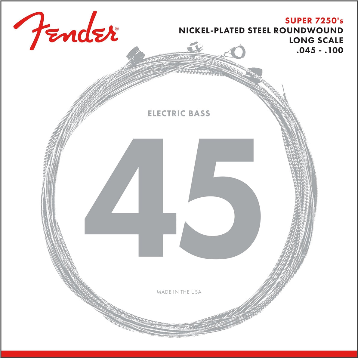 Fender 7250M 45-105 Roundwound Bass Strings - Joondalup Music Centre