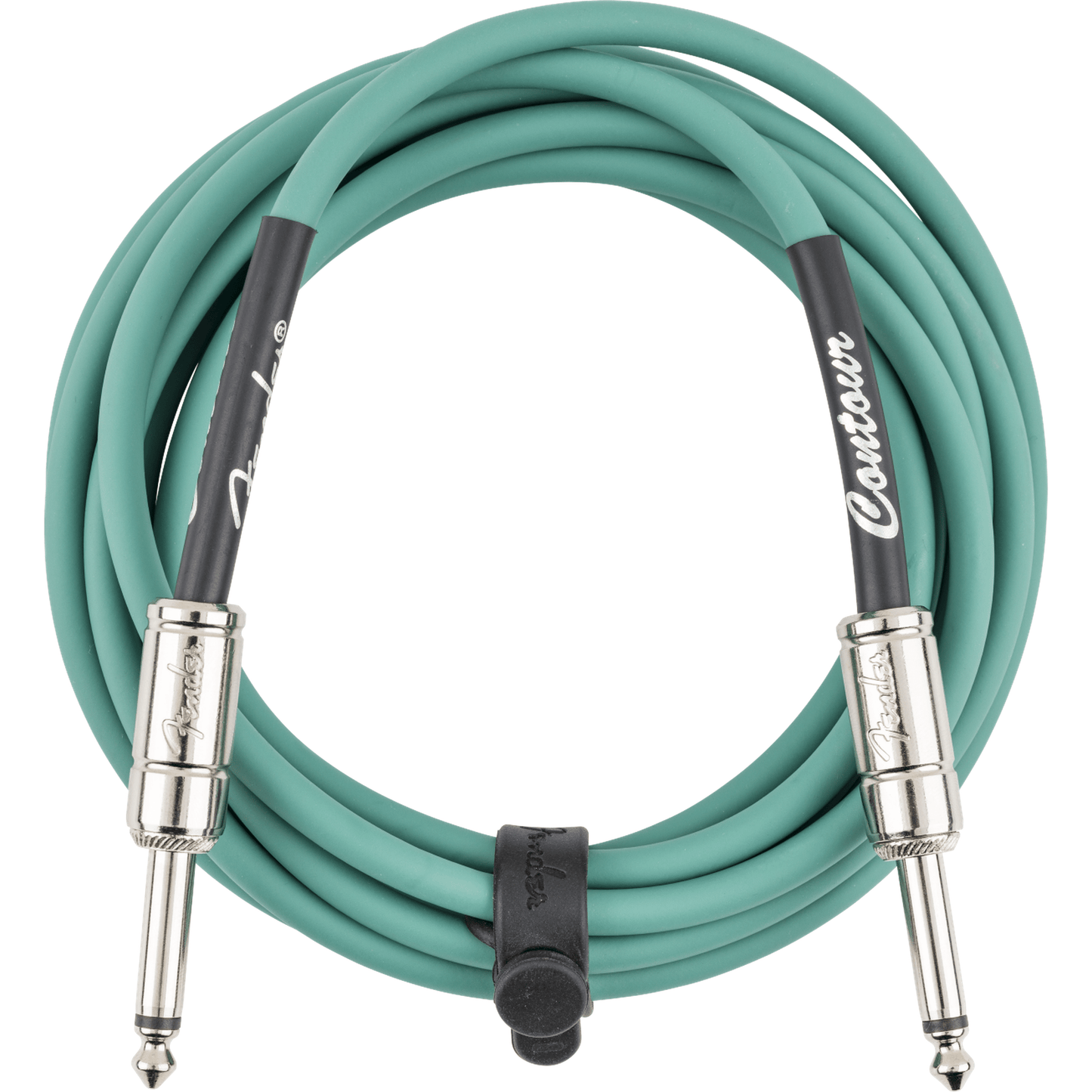 Fender Contour Instrument Cable - Sherwood Green - 10ft