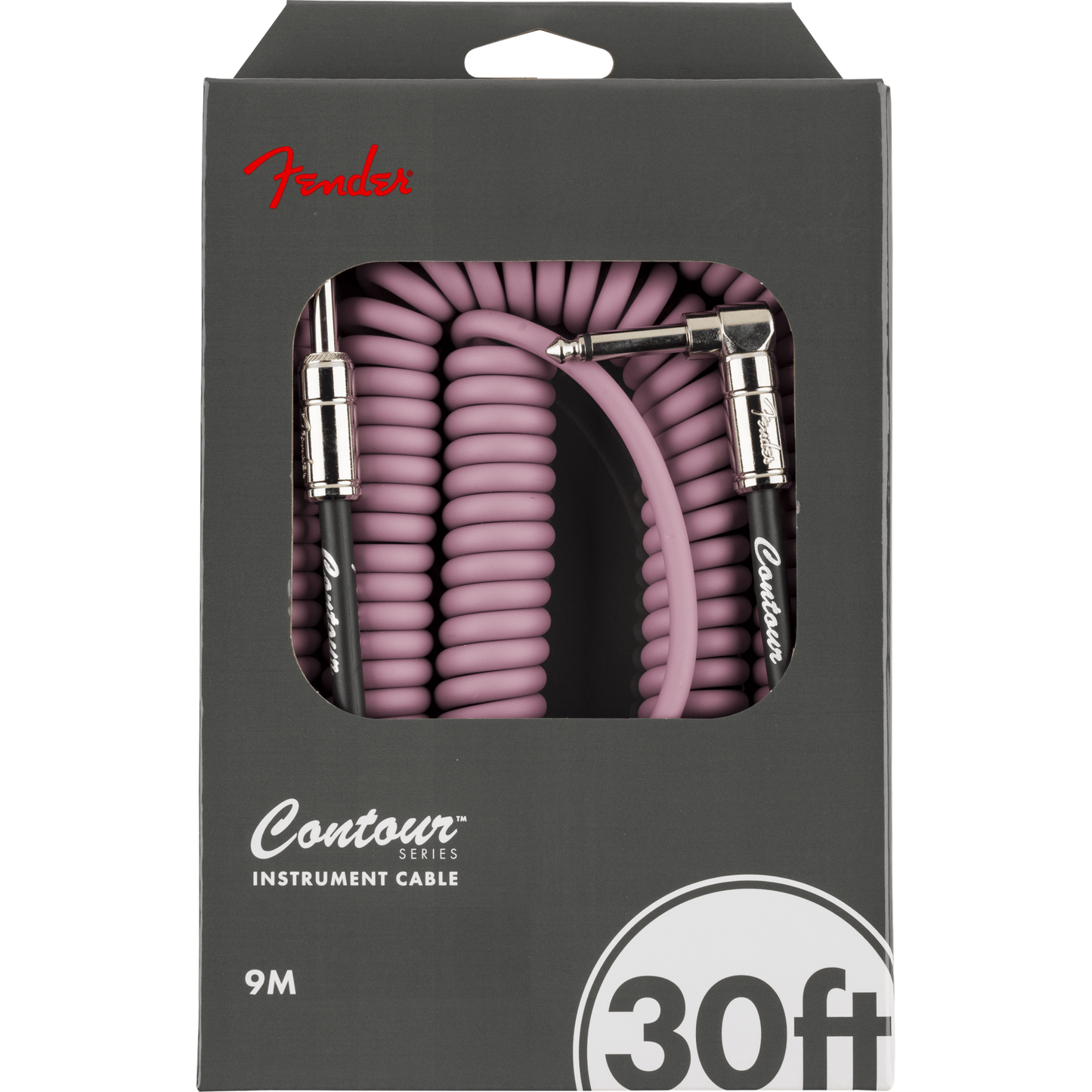 Fender Contour Instrument Cable - Burgundy Mist - 30ft