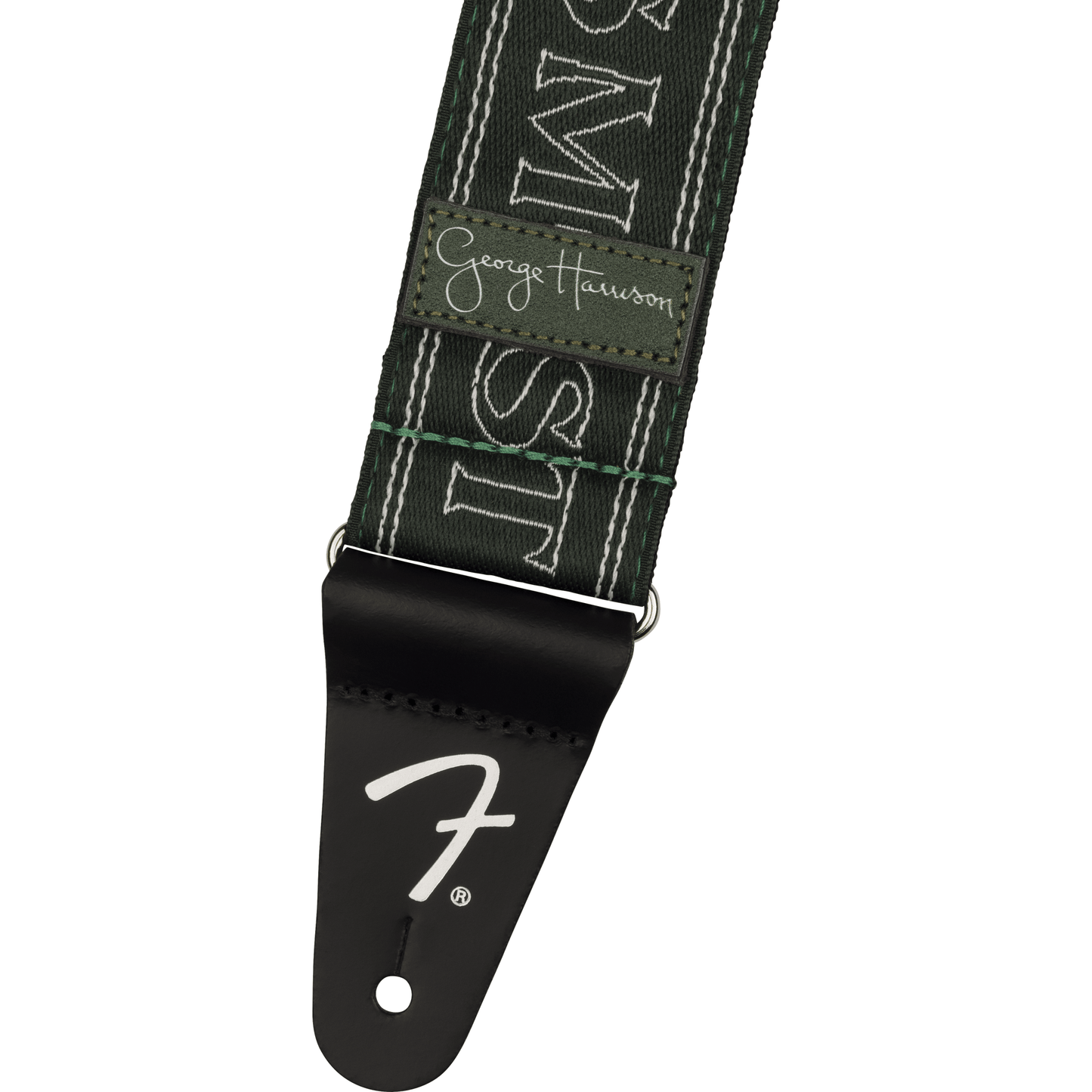 George Harrison 'All Things Must Pass' Logo Guitar Strap - Green