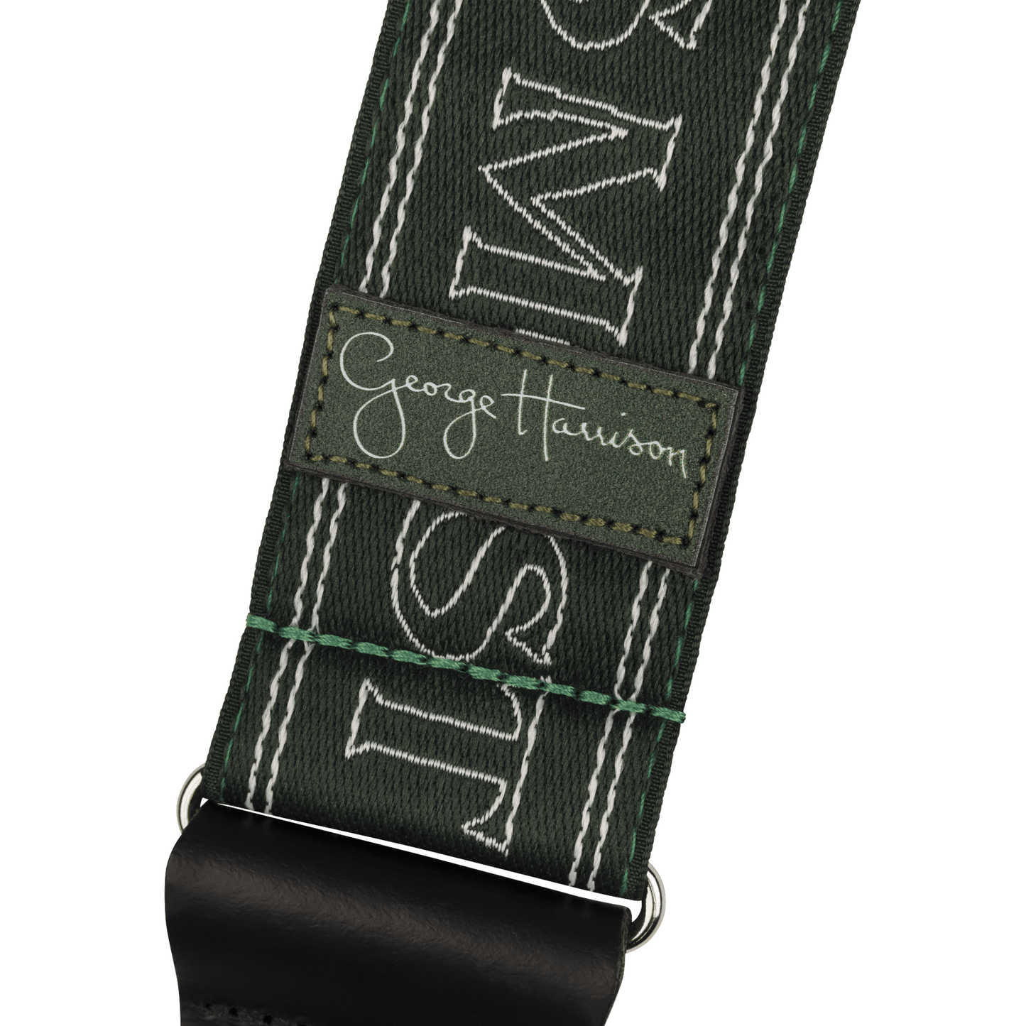 George Harrison 'All Things Must Pass' Logo Guitar Strap - Green