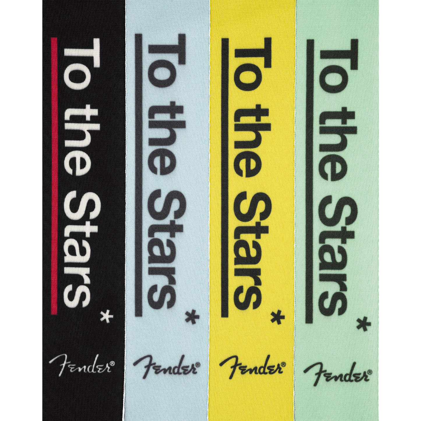 Fender Tom DeLonge To The Stars Strap - Graffiti Yellow-STRAP-Joondalup Music Centre