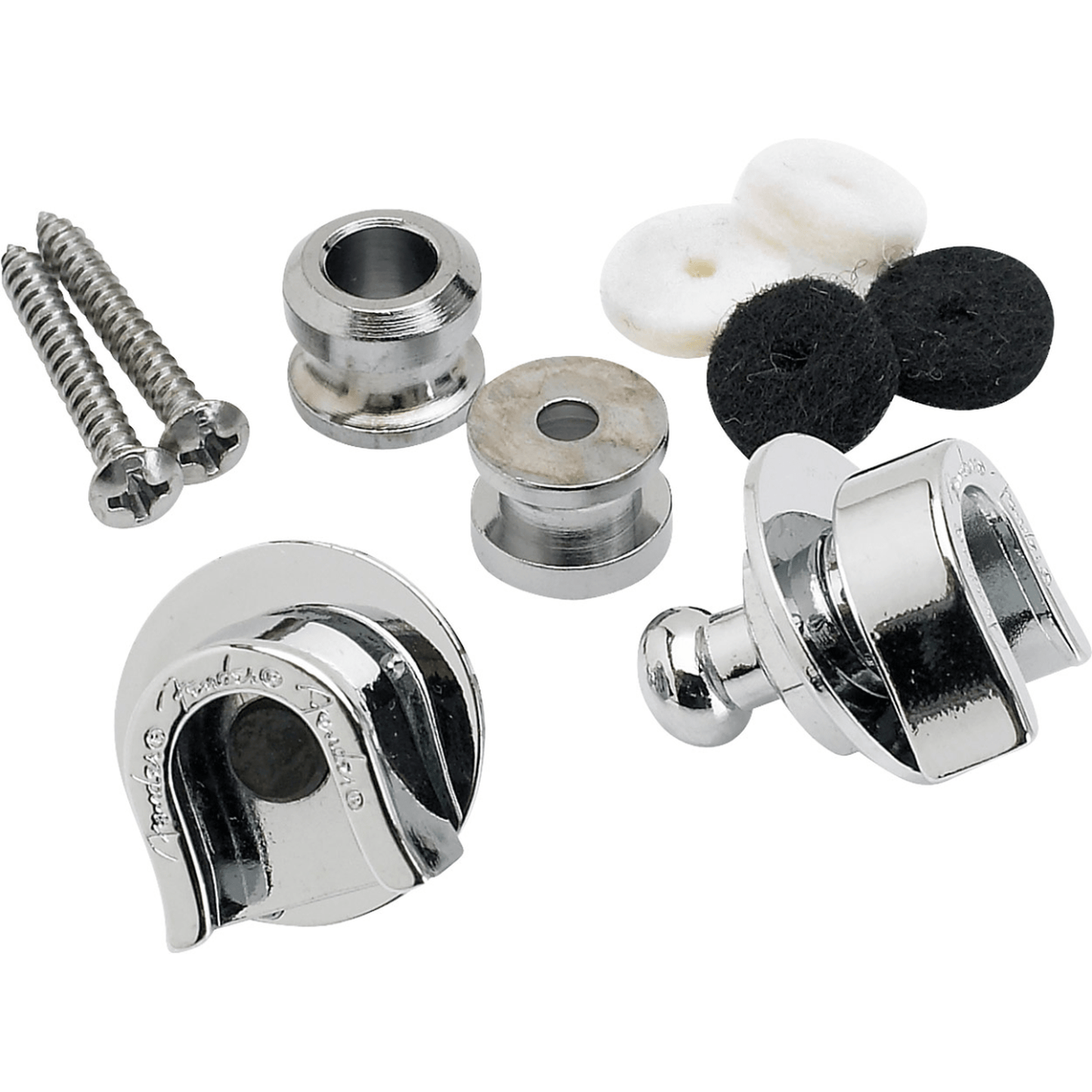 Fender Elite Guitar Strap Locks - Chrome