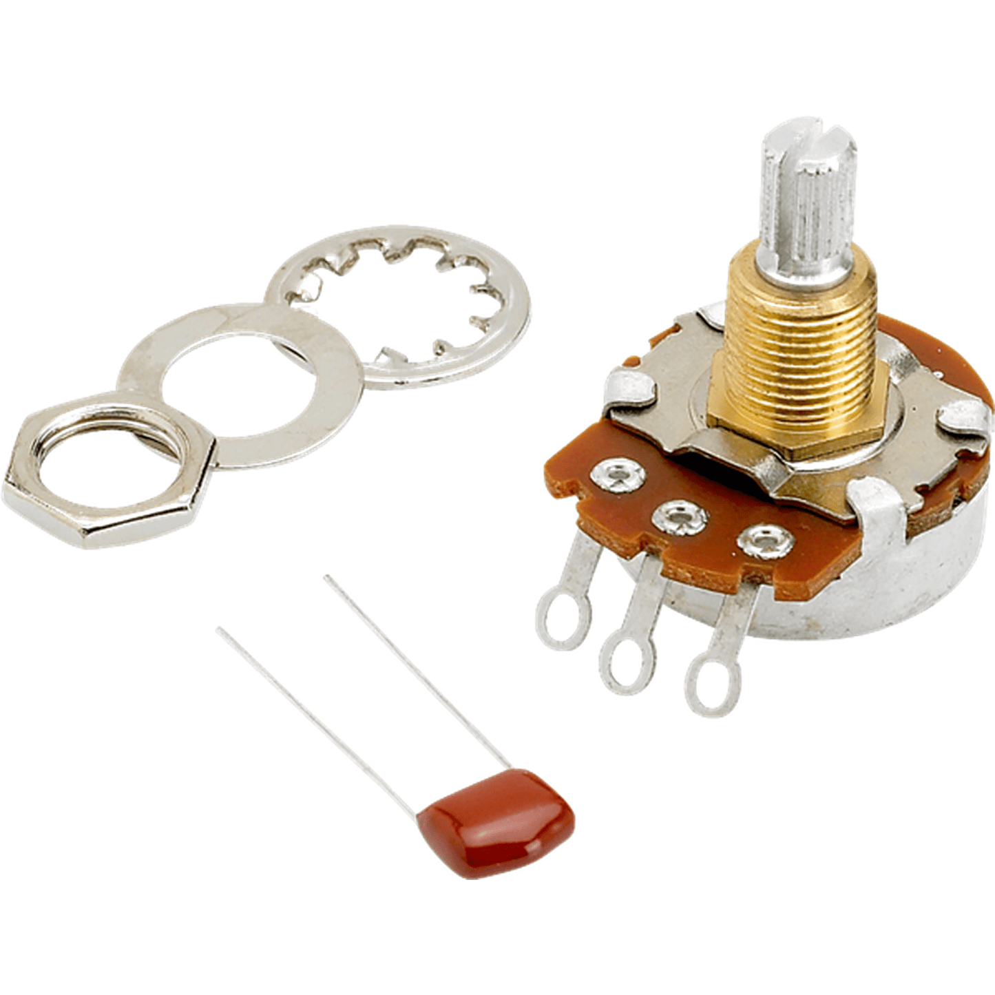 Fender 500K Split Shaft Potentiometer - Volume or Tone