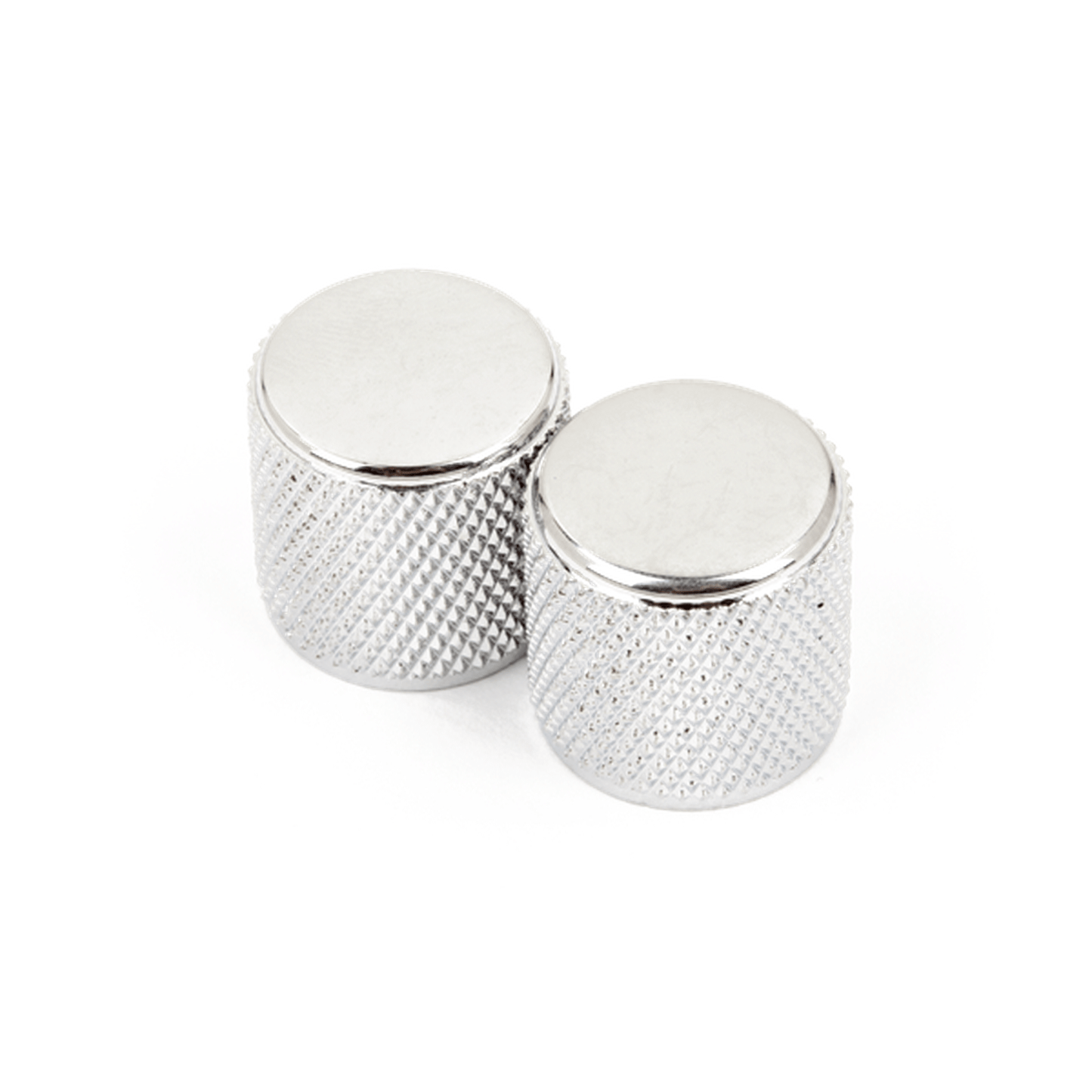 Fender Telecaster/Precision Bass Knobs Knurled - Chrome - 2 Pack
