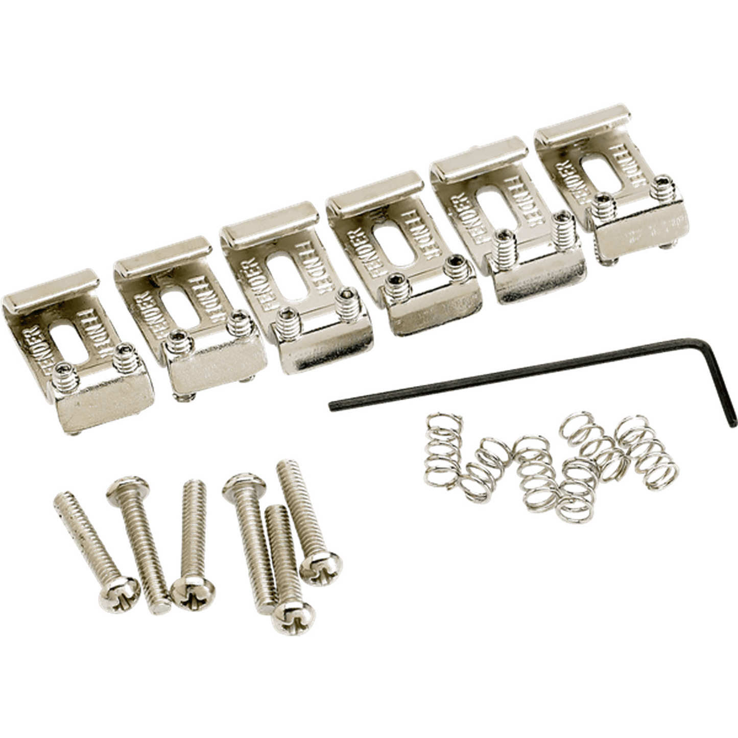 American Vintage Stratocaster Bridge Saddles (6)-PARTS-Joondalup Music Centre