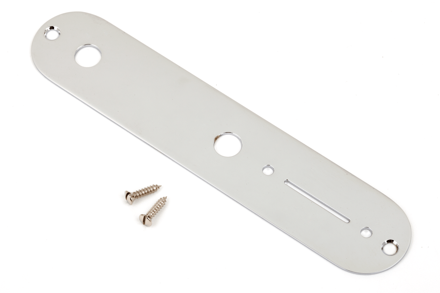 Fender Vintage Telecaster Control Plate, 2-Hole + Chrome