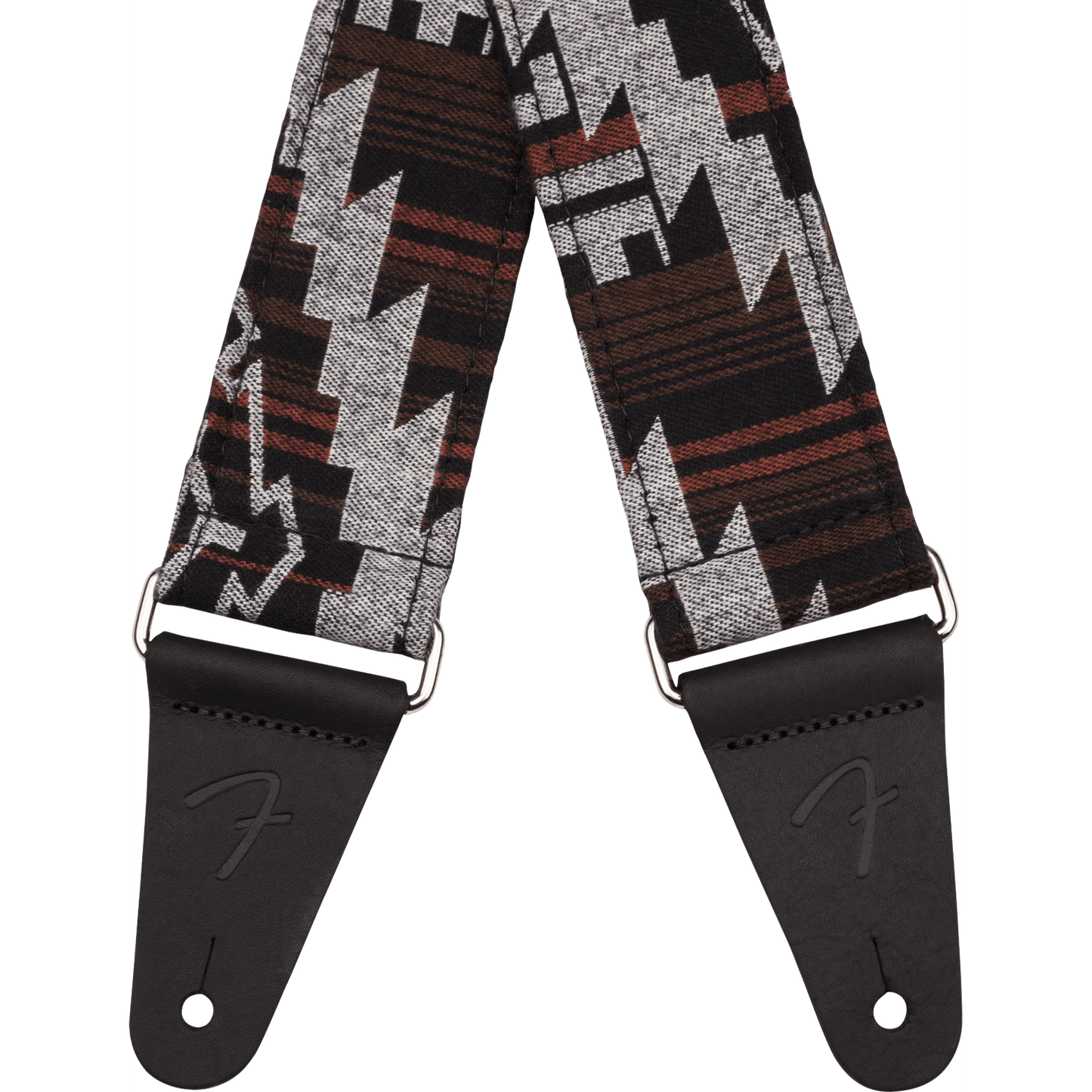 Fender Zion Guitar Guitar Strap - Black Aztec - Joondalup Music Centre