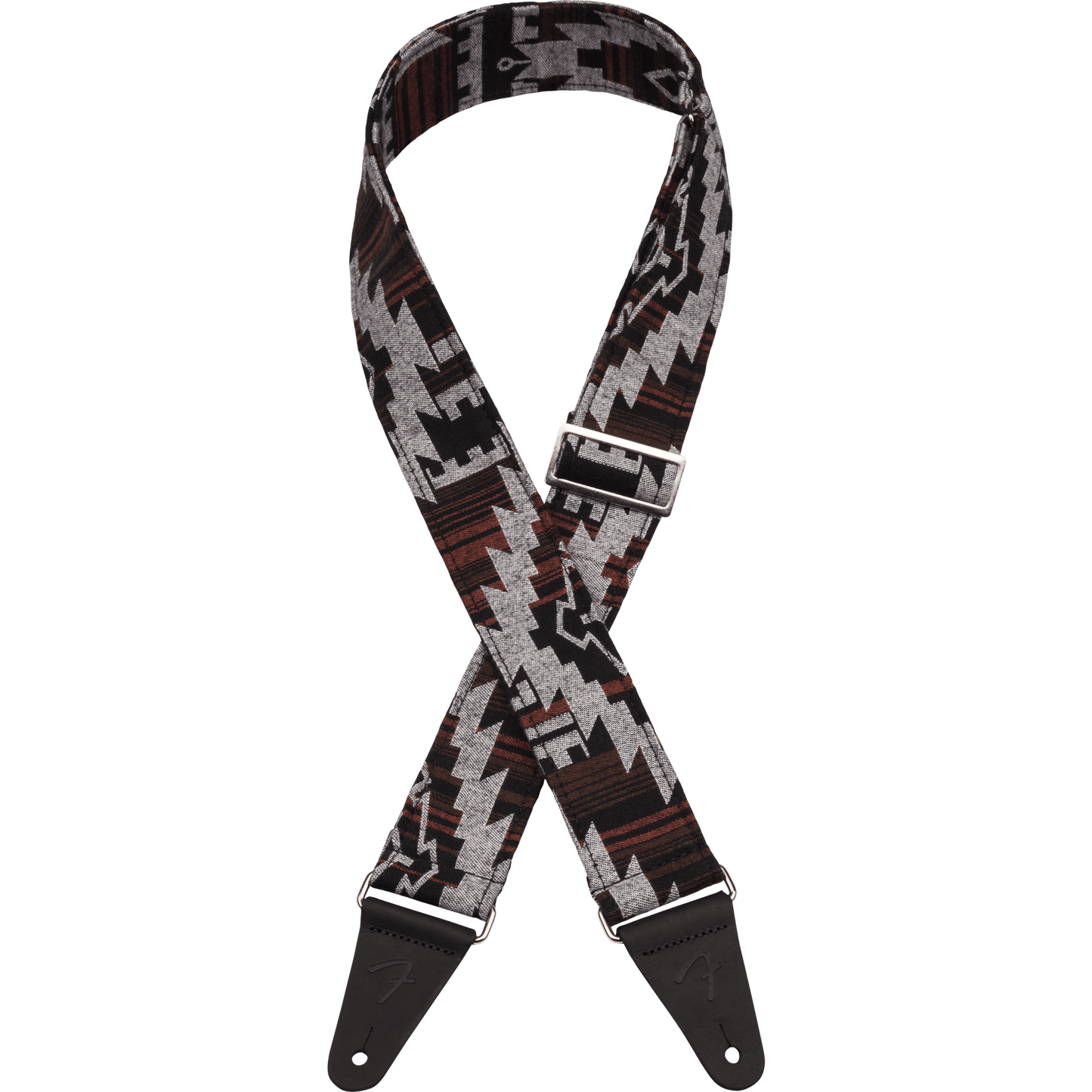 Fender Zion Guitar Guitar Strap - Black Aztec - Joondalup Music Centre