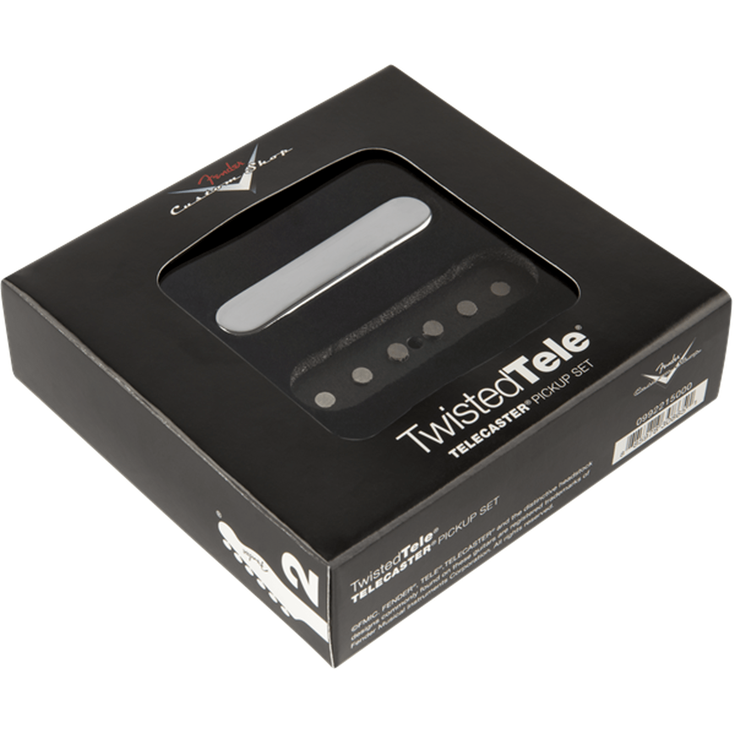 Fender Custom Shop Twisted Tele Pickup Set - Black/Chrome