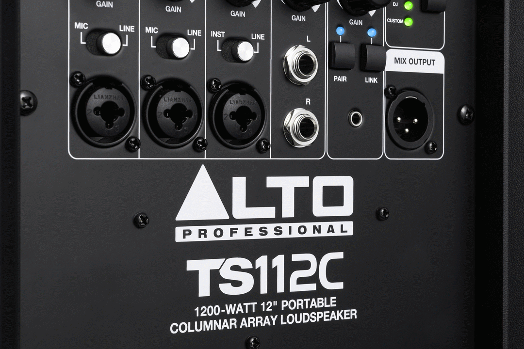 Alto TS112C Column PA Speaker with 12 inch Subwoofer