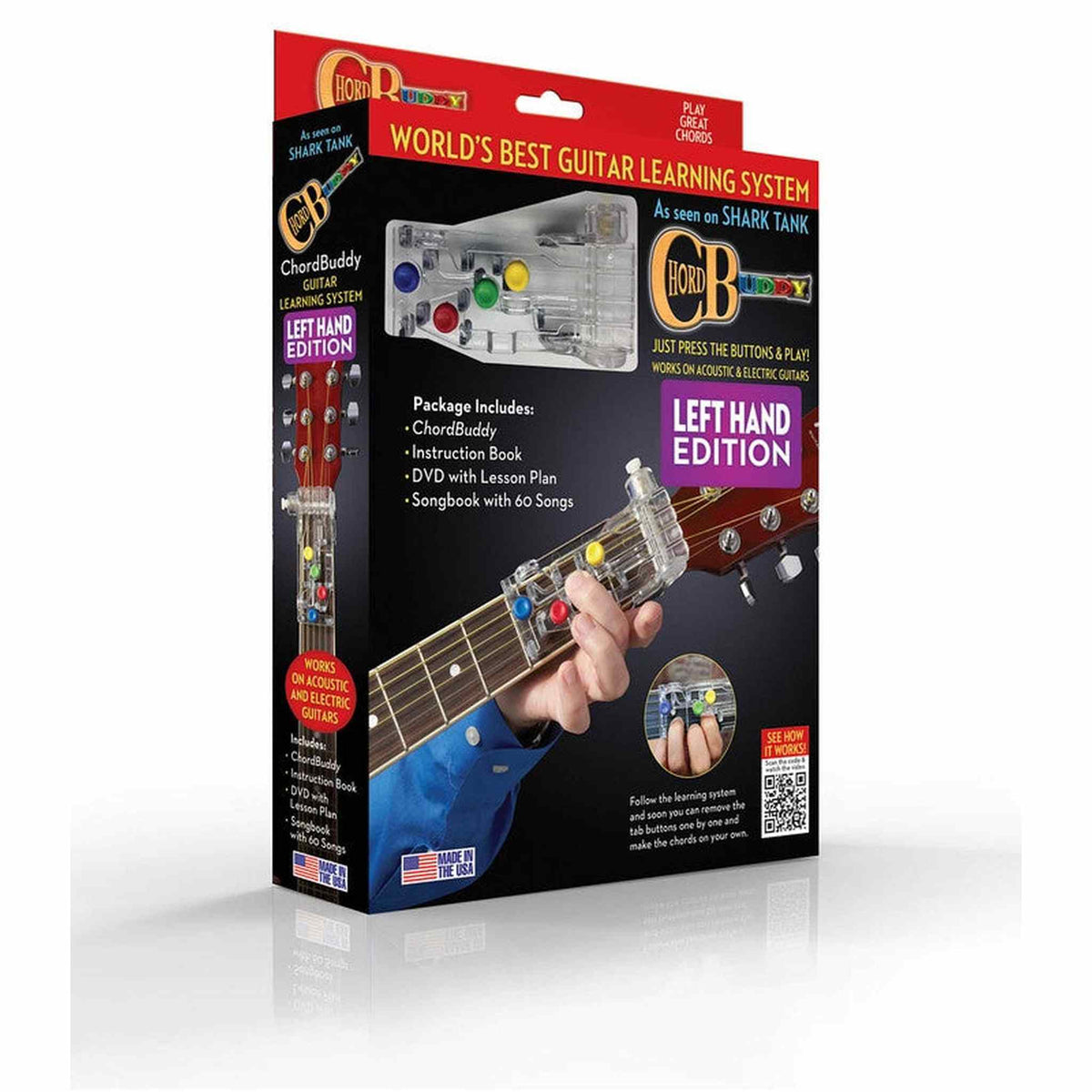 Chordbuddy Left-handed Guitar Learning System Pack