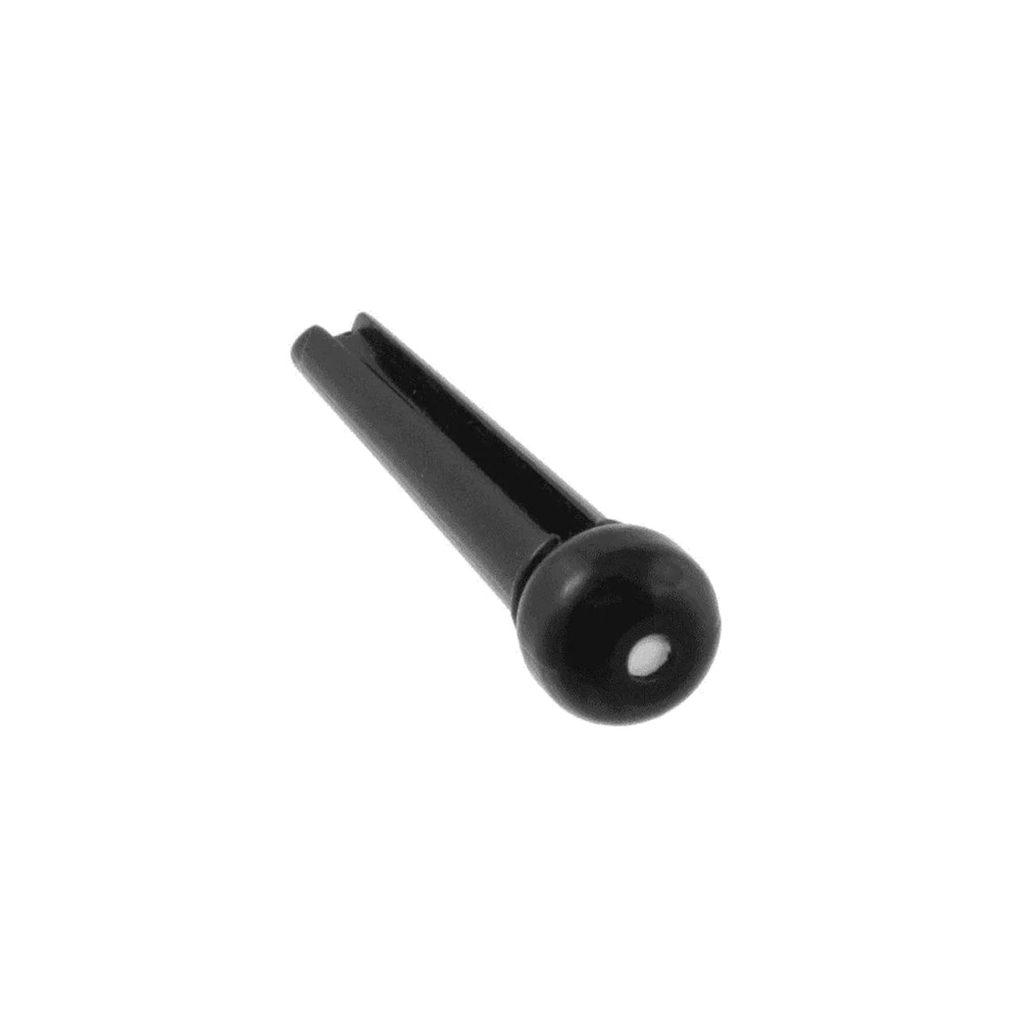 AMS Acoustic Guitar Bridge Pin - Black With Pearl Dot (Single)