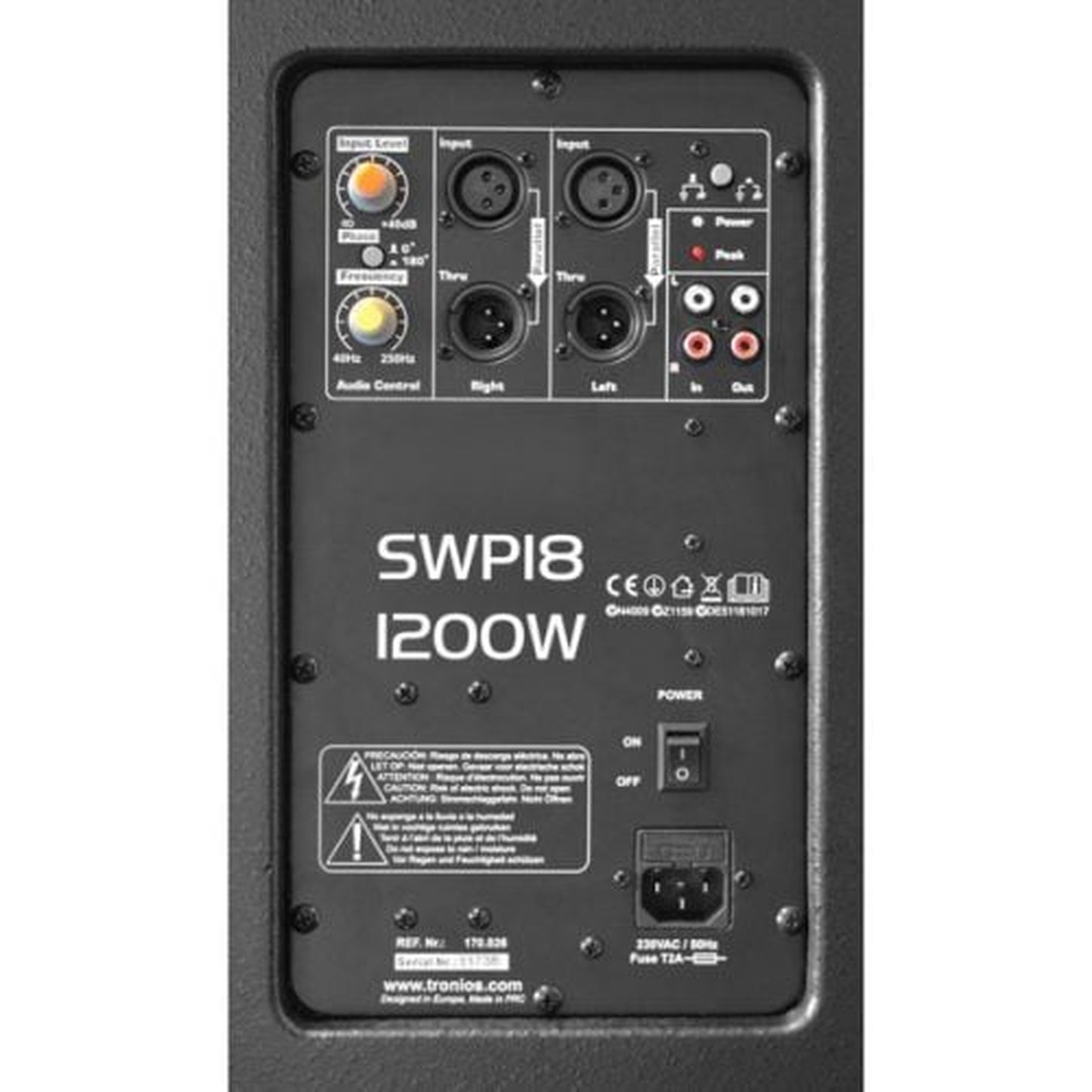 Vonyx SWP18 PA Powered Subwoofer - 1200W - Joondalup Music Centre