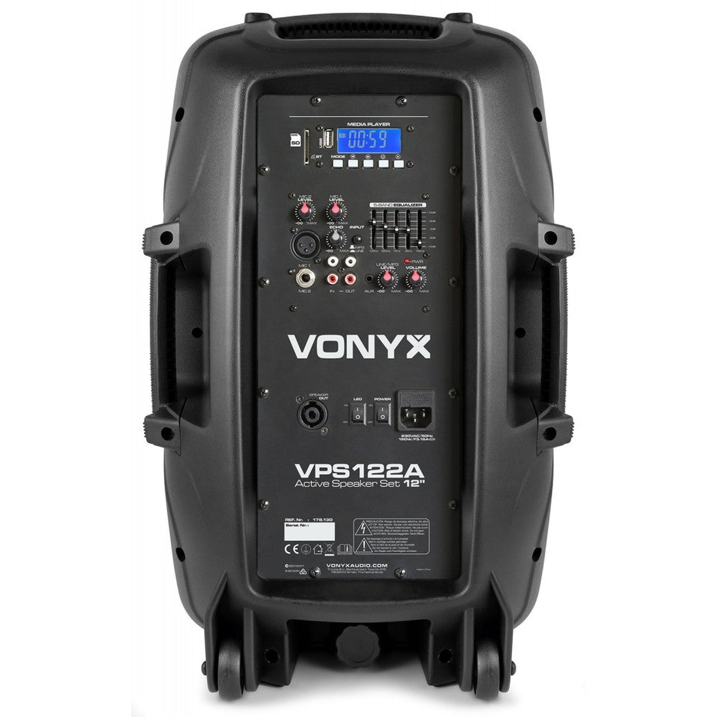 Vonyx VPS122A 800W Speaker Set with Stands (Pair) - Joondalup Music Centre