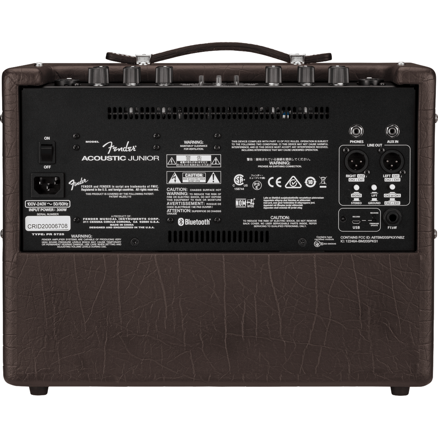 Fender Acoustic Junior Acoustic Guitar / Vocal Amplifier - Joondalup Music Centre