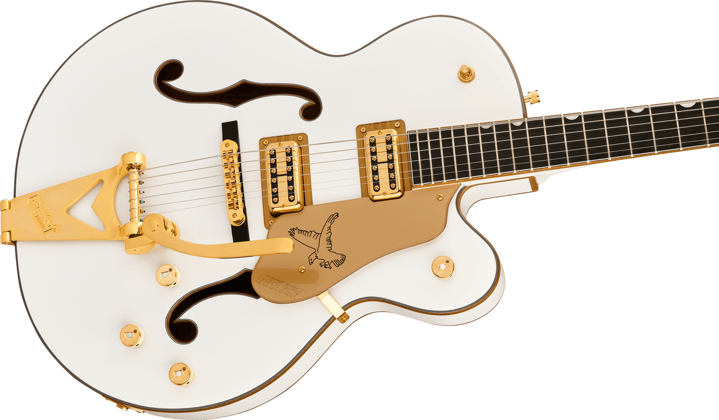 Gretasch Synchromatic Falcon Hollow Body Single-Cut W/Bigsby - Snowcrest White