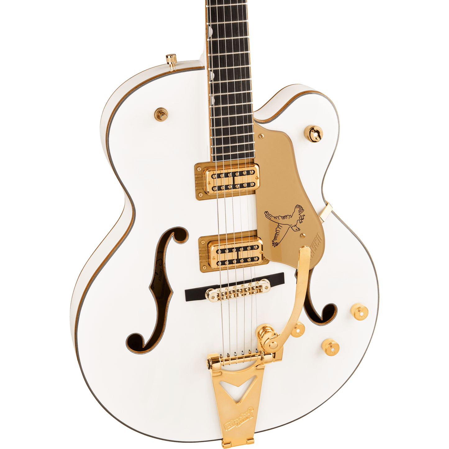 Gretasch Synchromatic Falcon Hollow Body Single-Cut W/Bigsby - Snowcrest White