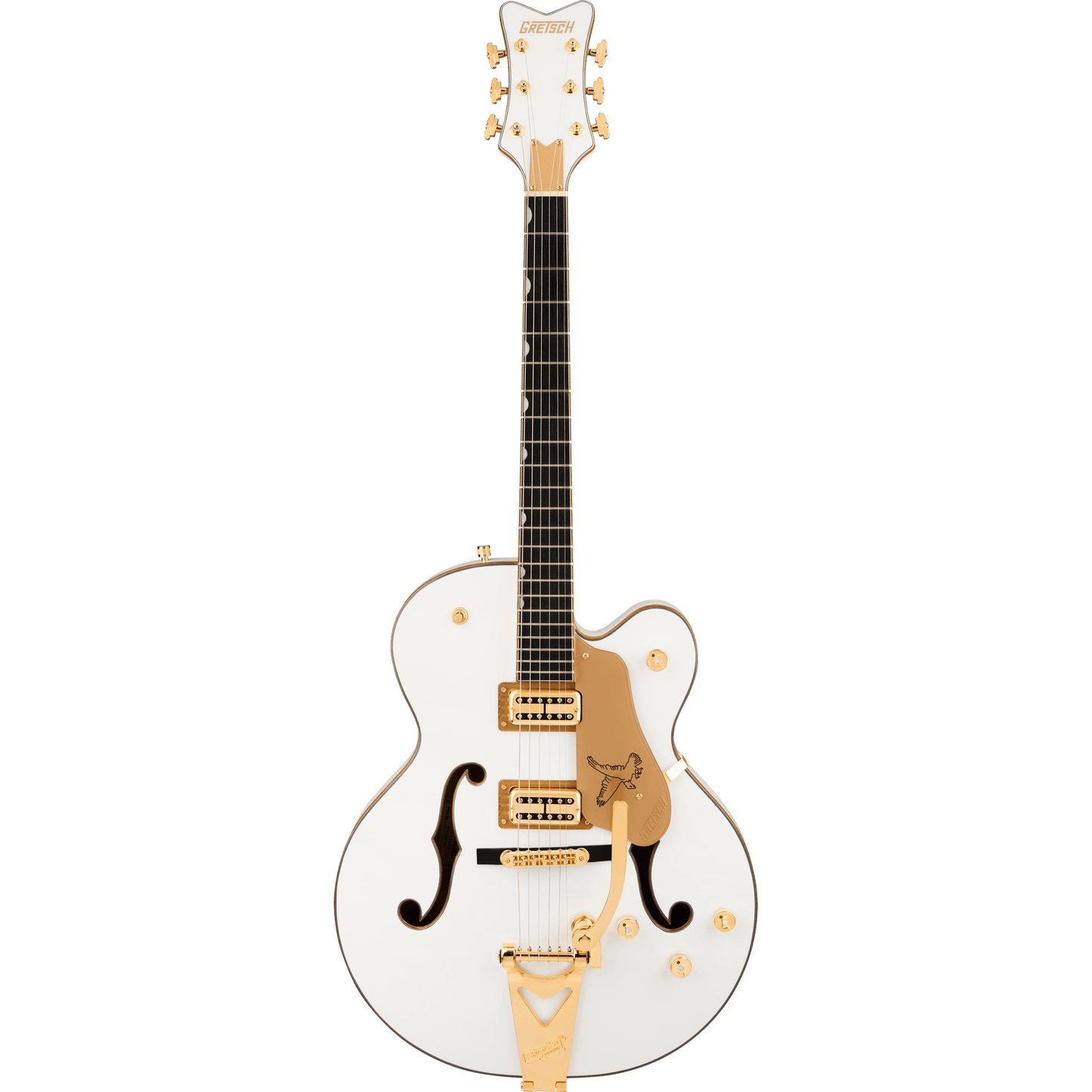 Gretasch Synchromatic Falcon Hollow Body Single-Cut W/Bigsby - Snowcrest White