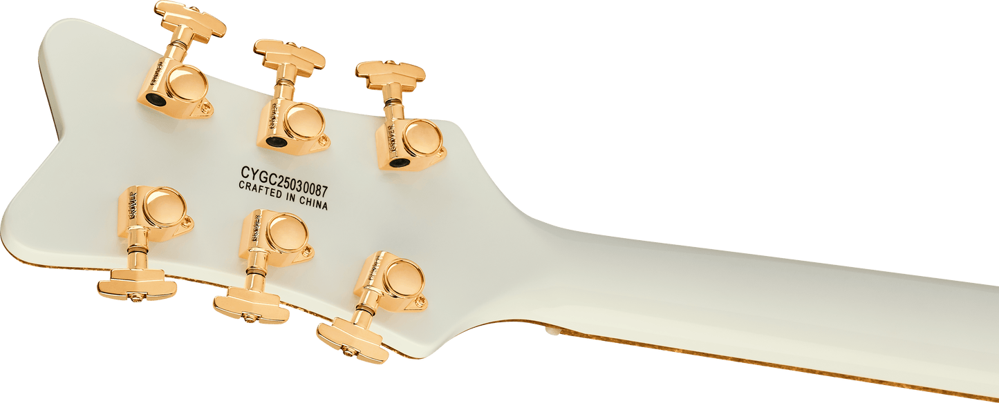 Gretasch Synchromatic Falcon Hollow Body Single-Cut W/Bigsby - Snowcrest White