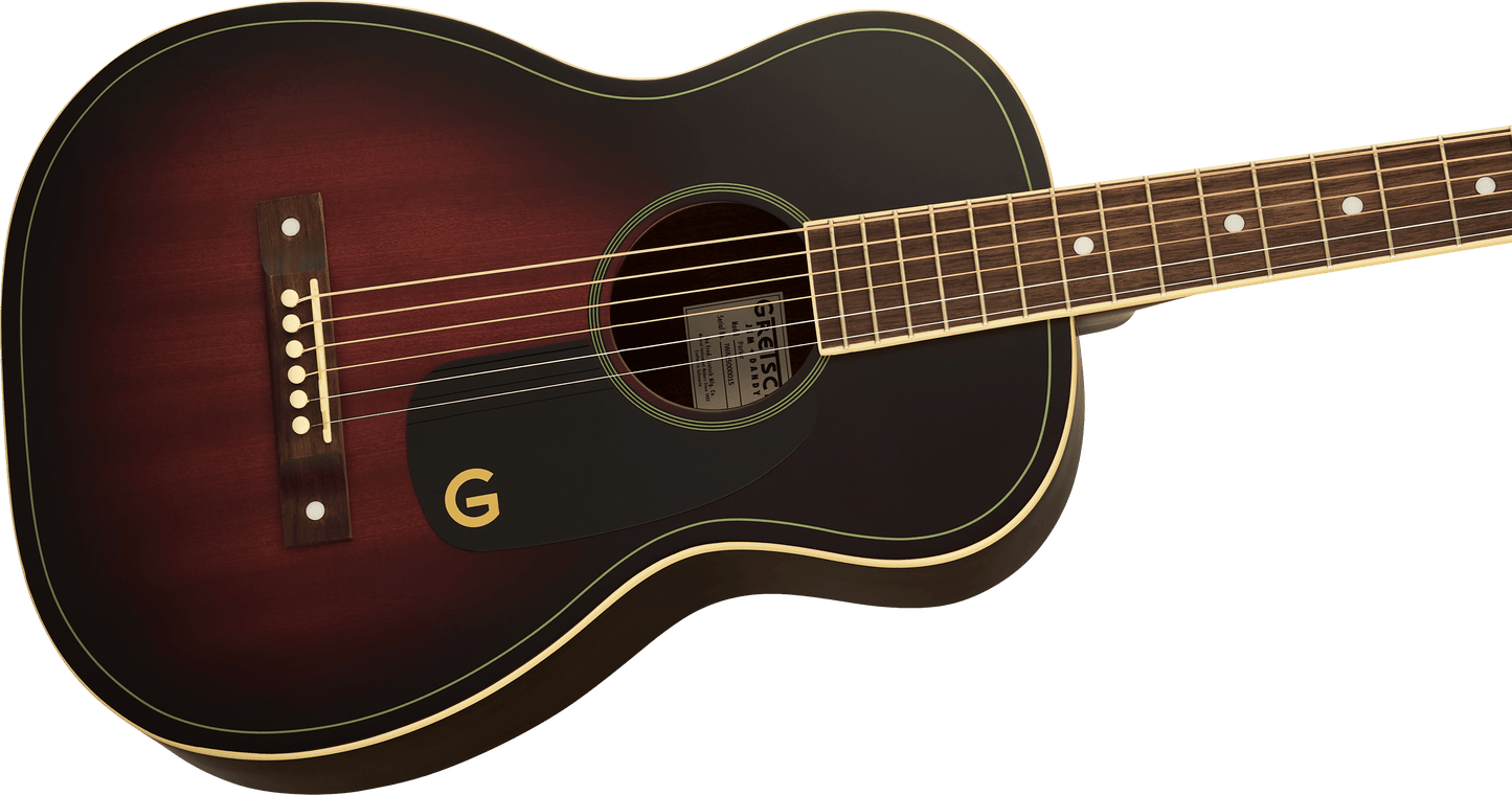Gretsch Jim Dandy Parlour Acoustic Guitar - Deep Cherry Burst