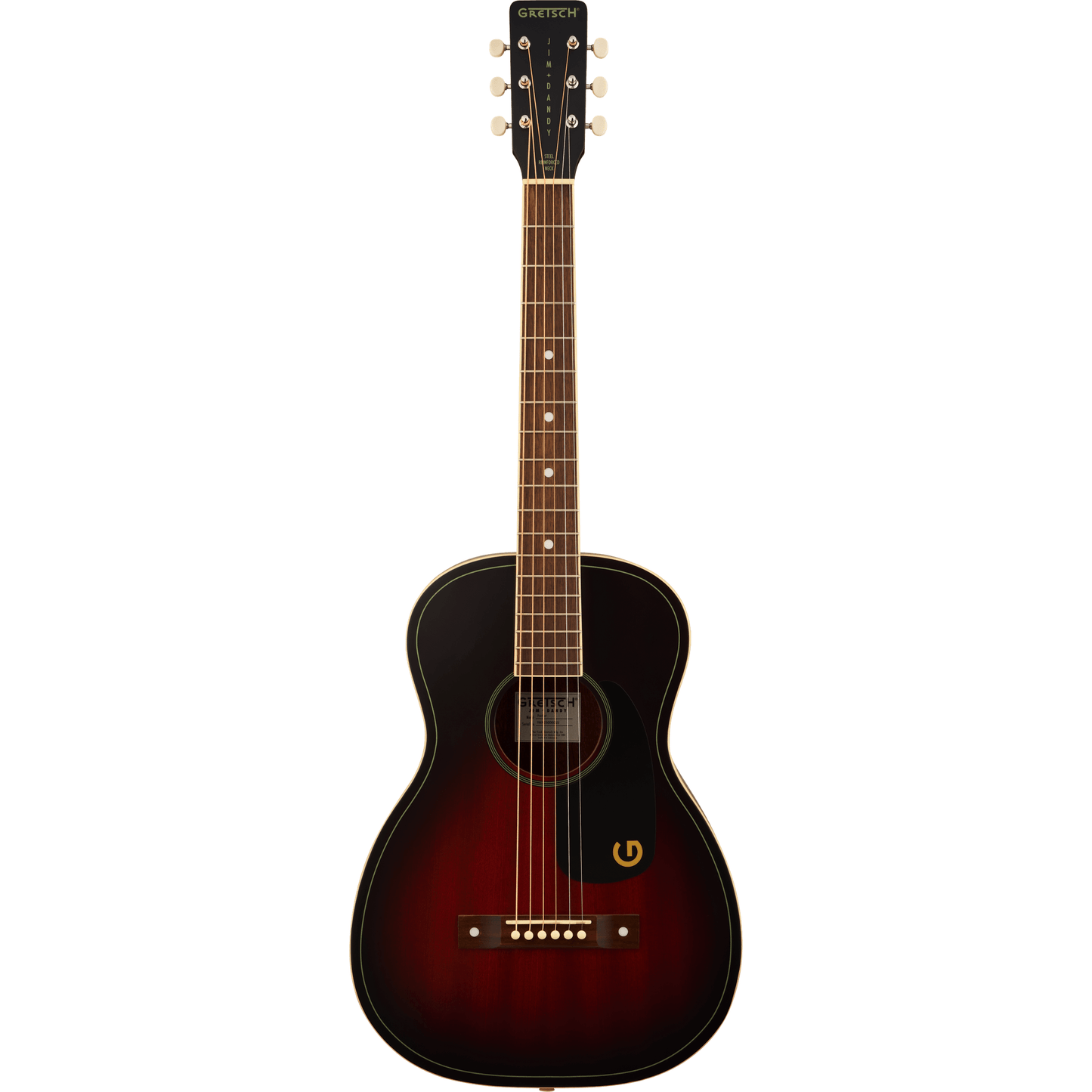 Gretsch Jim Dandy Parlour Acoustic Guitar - Deep Cherry Burst