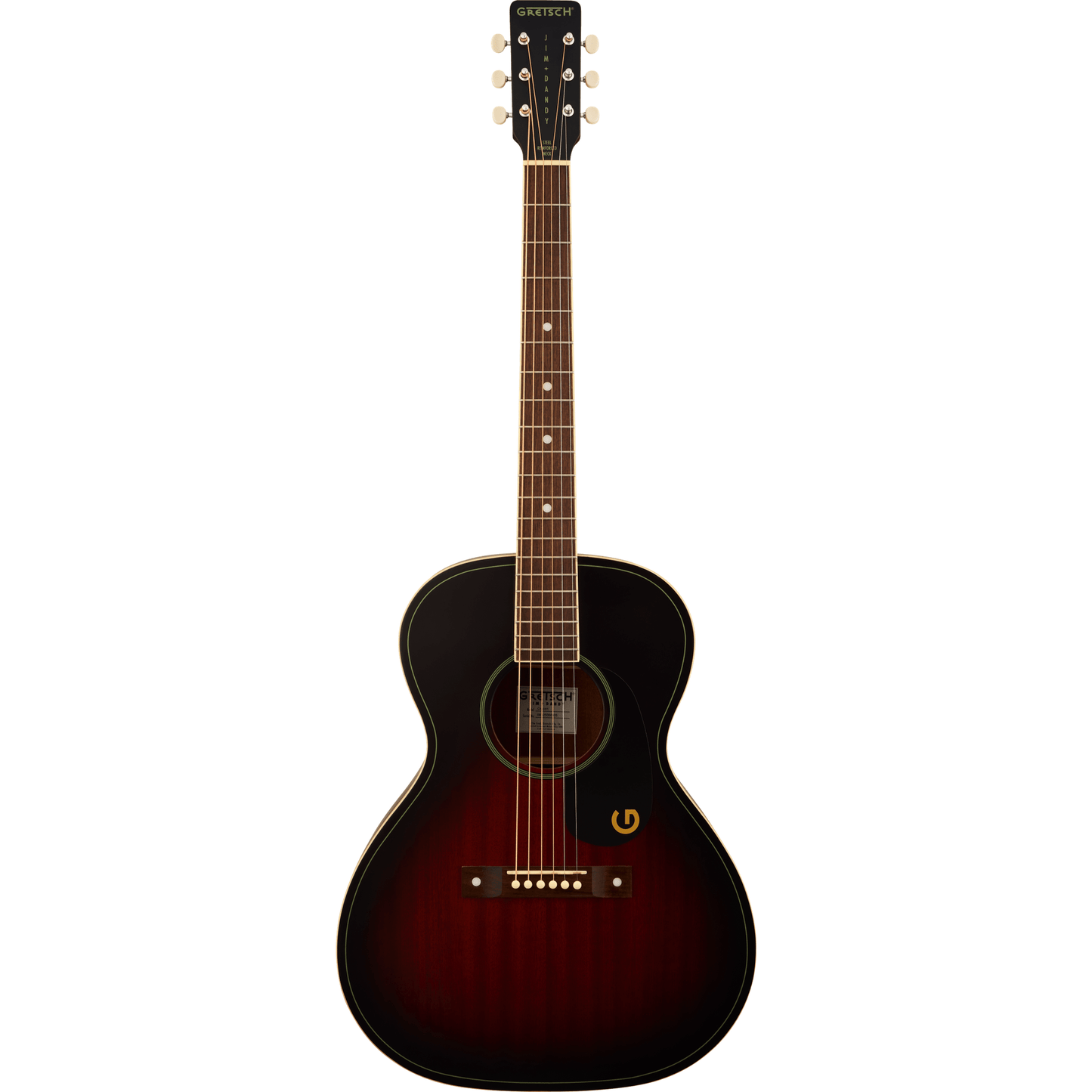 Gretsch Jim Dandy Concert Acoustic Guitar - Deep Cherry Burst