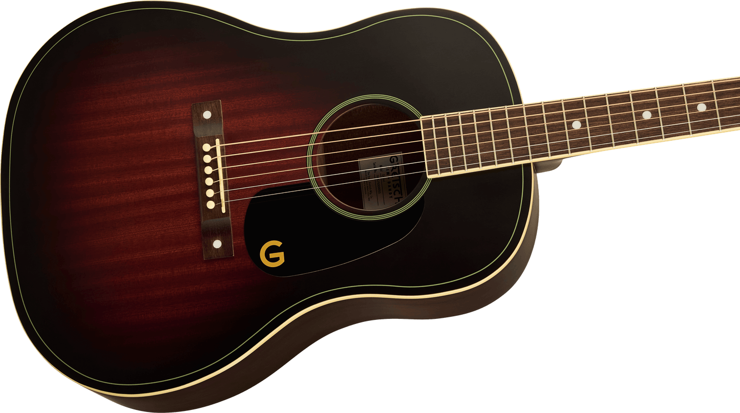 Gretsch Jim Dandy Dreadnought Acoustic Guitar - Deep Cherry Burst
