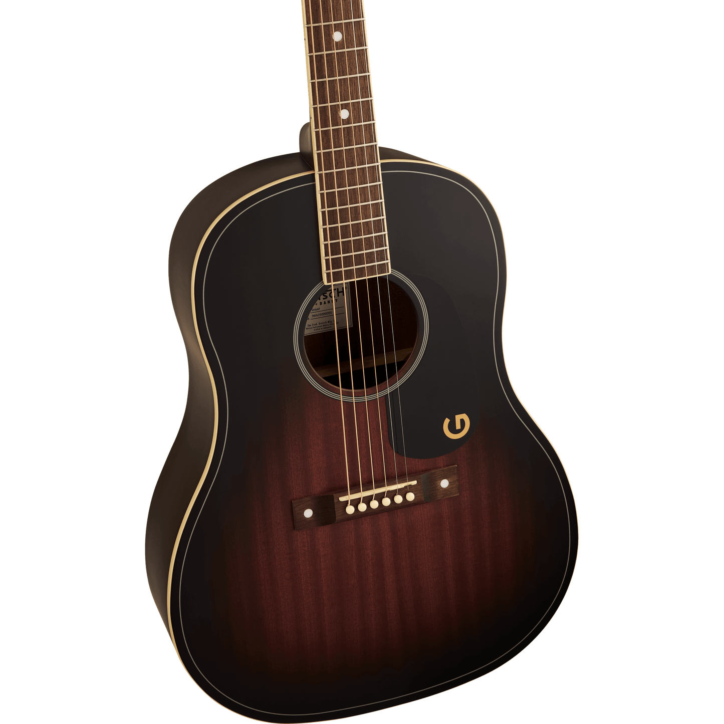 Gretsch Jim Dandy Dreadnought Acoustic Guitar - Deep Cherry Burst