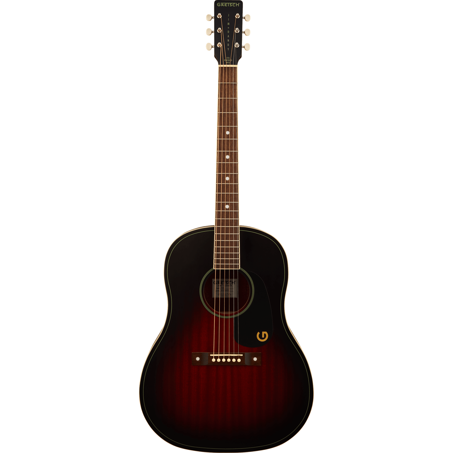 Gretsch Jim Dandy Dreadnought Acoustic Guitar - Deep Cherry Burst