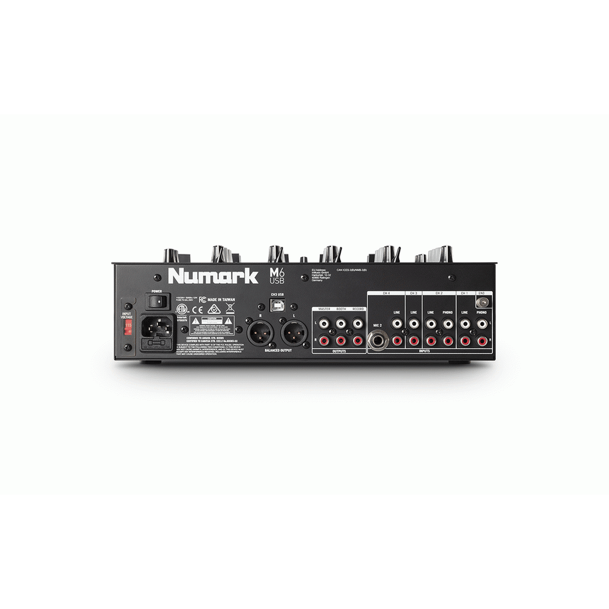 Numark M6 USB Four-Channel USB DJ Mixer