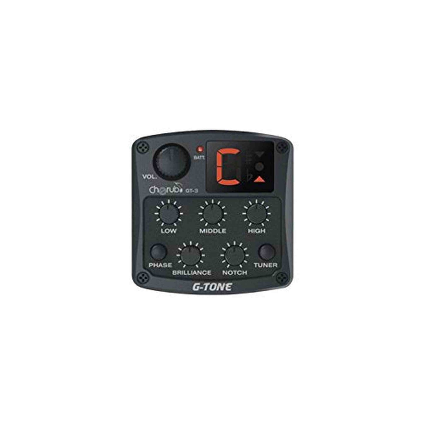 Cherub G-Tone Preamp 4 Band EQ with Under-saddle Piezo Pickup-PICKUPS-Joondalup Music Centre