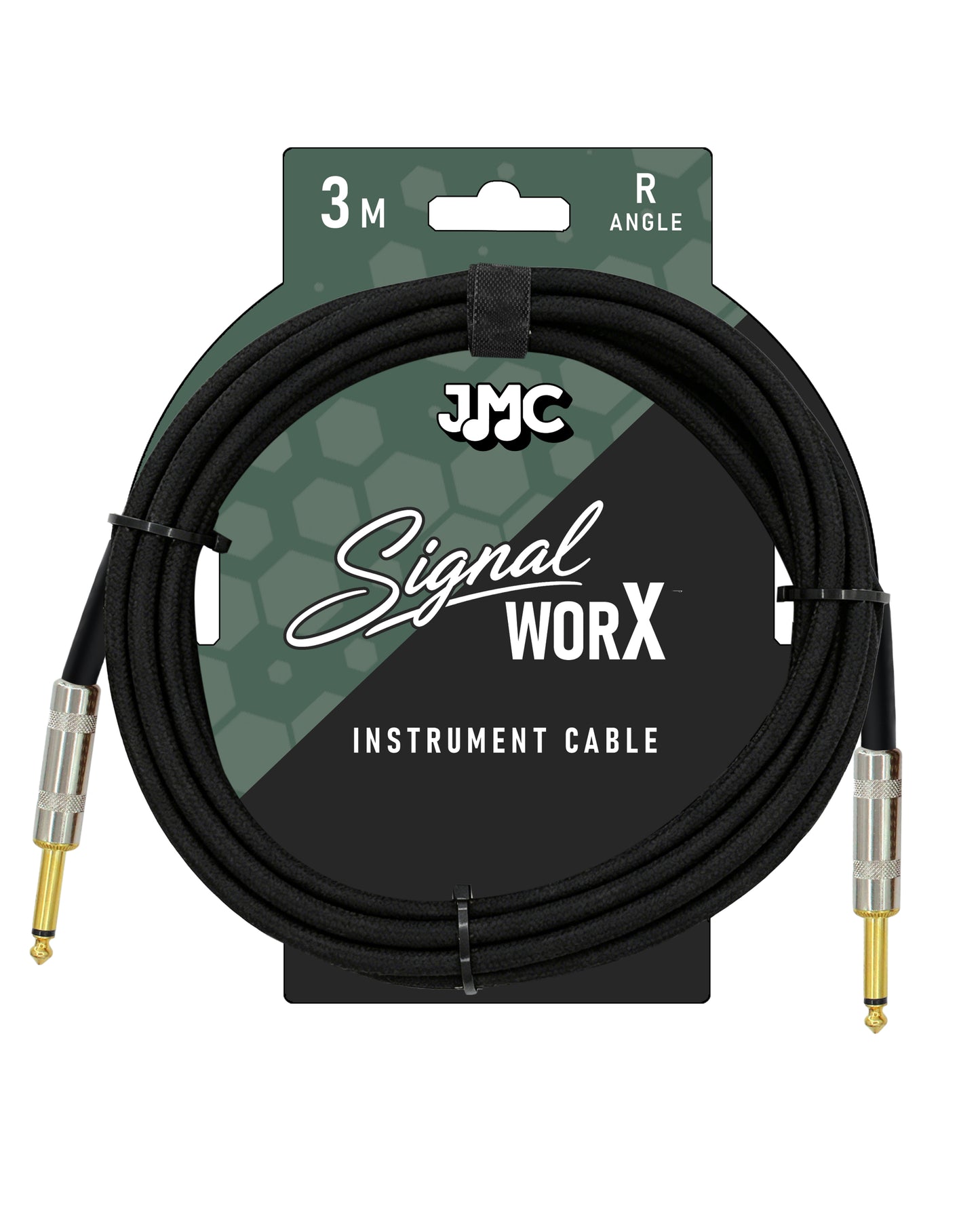 JMC SoundWorx 3m instrument Cable J/J - Black