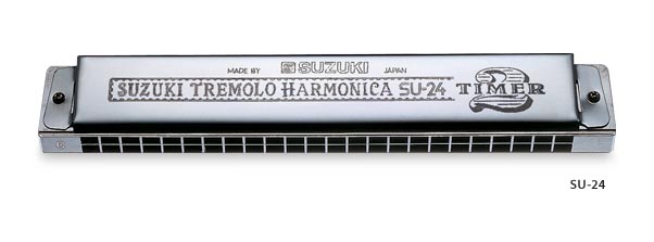 Suzuki 2 Timer SU-24C Tremolo Harmonica - C