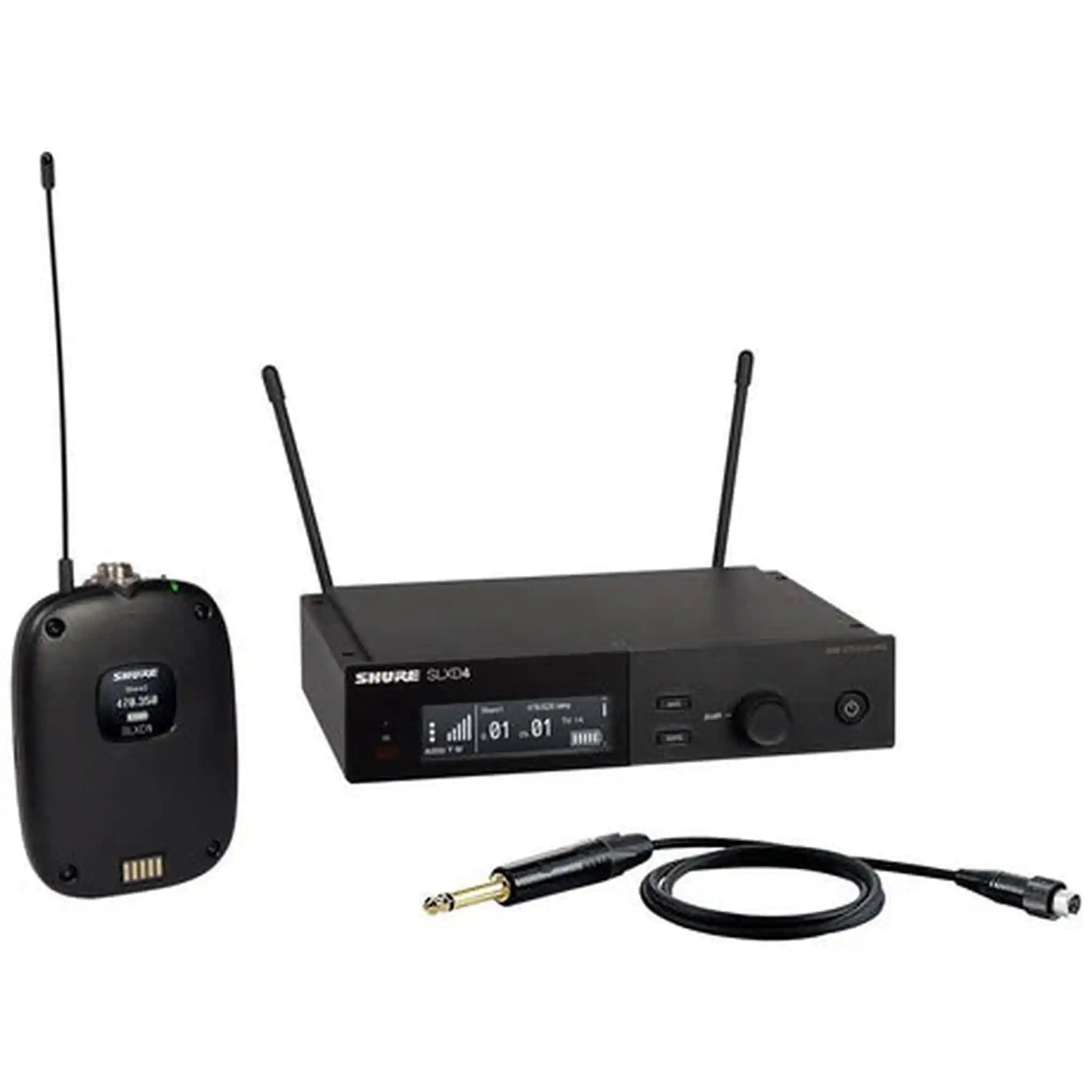 Shure SLXD14H57 Wireless Digital Guitar System With WA305 Cable Frequency H57 - 520-564MHz-WIRELESS-Joondalup Music Centre