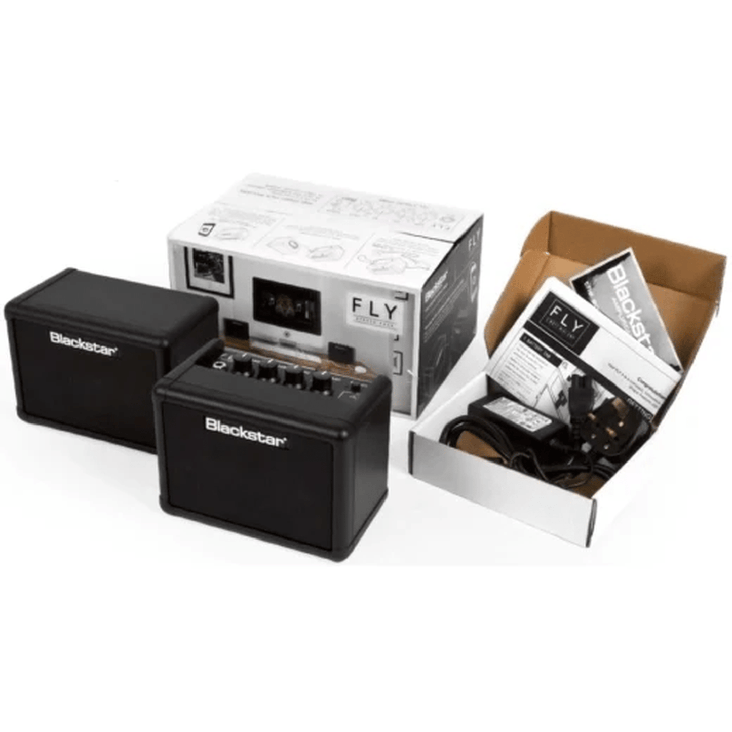 Blackstar FLY 3 Stereo Pack - Fly3 - Fly103 - Power Supply - Joondalup Music Centre