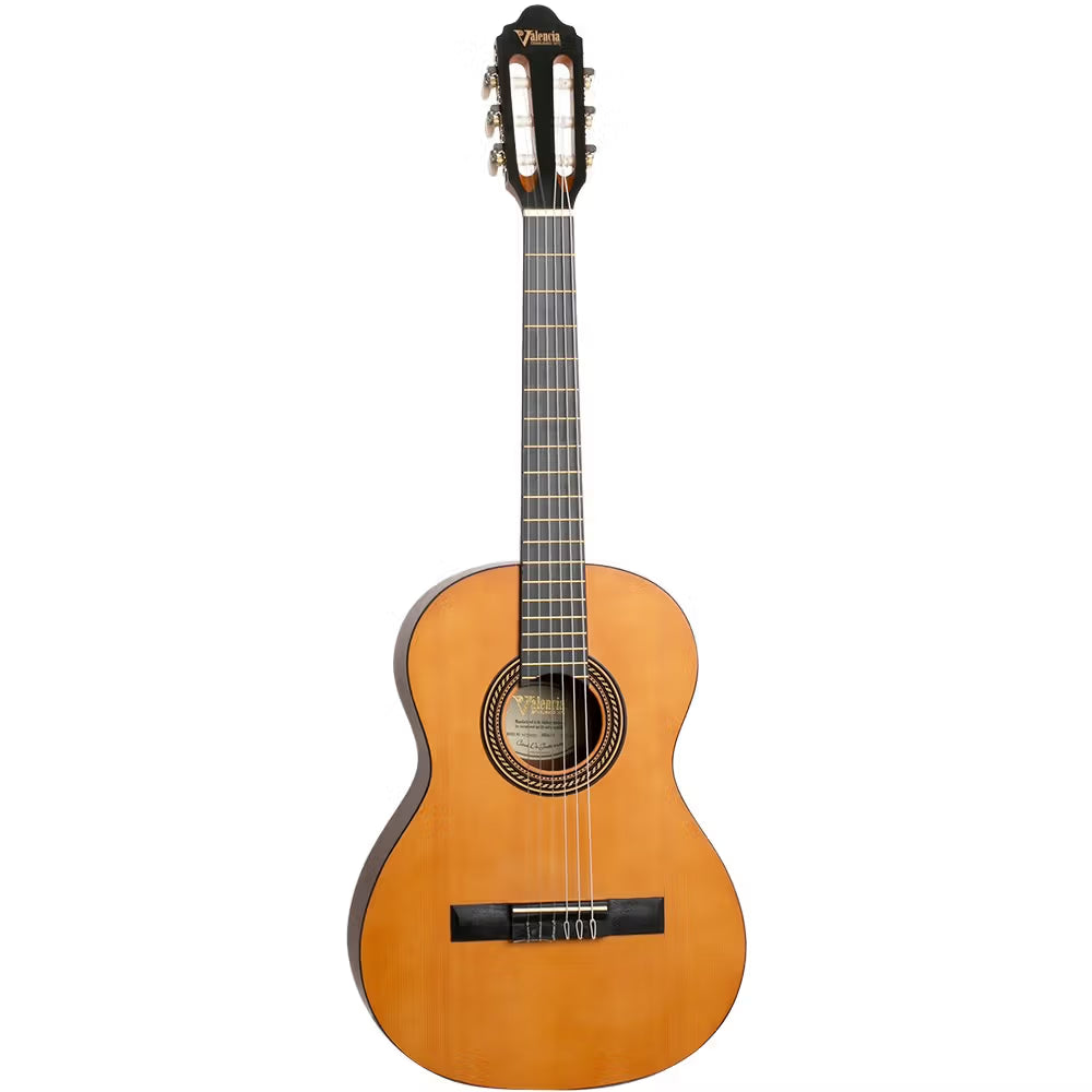 Valencia VC203HL Hybrid Left-Handed 3/4 Classical Guitar