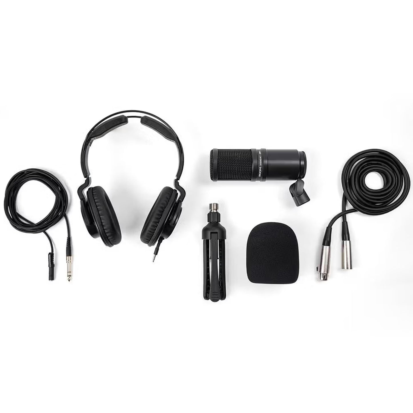 Zoom ZDM1 Podcasting Mic Pack with ZDM1 Microphone, ZHP1 Headphones & Accessories