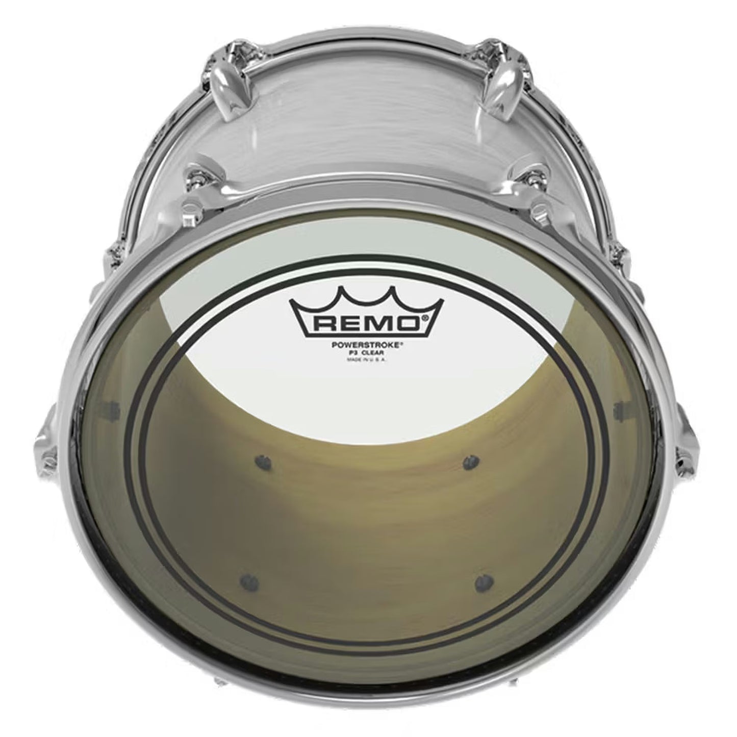 Remo P3-1320-C2 Powerstroke P3 Clear Bass Drumhead - 20 w/ Falam Patch