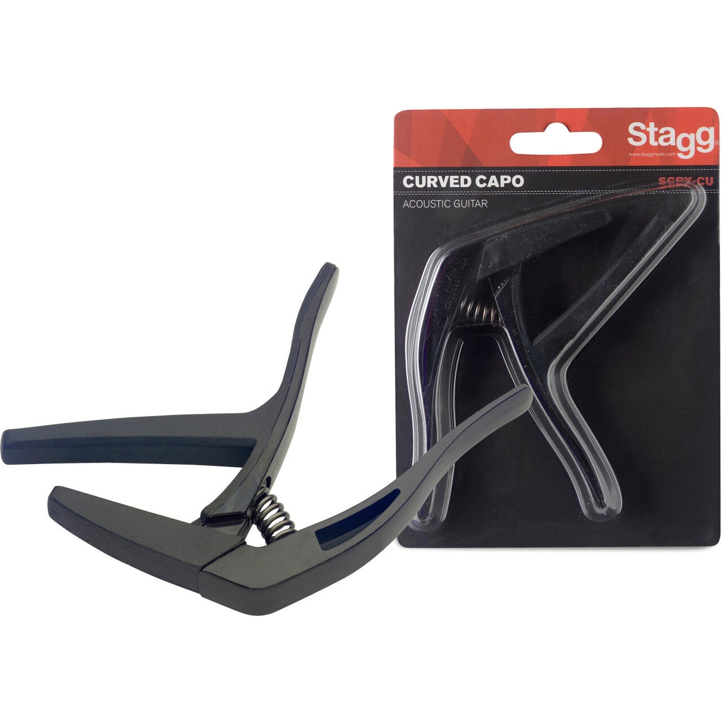 STAGG CURVED TRIGGER CAPO - Joondalup Music Centre