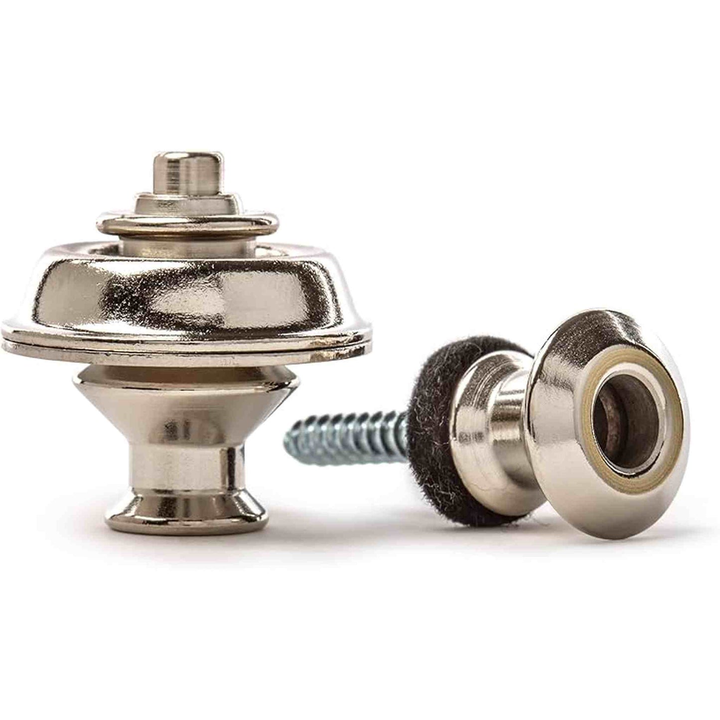Jim Dunlop J103N Dual Design Straplok - Wide Flange Nickel-PARTS-Joondalup Music Centre