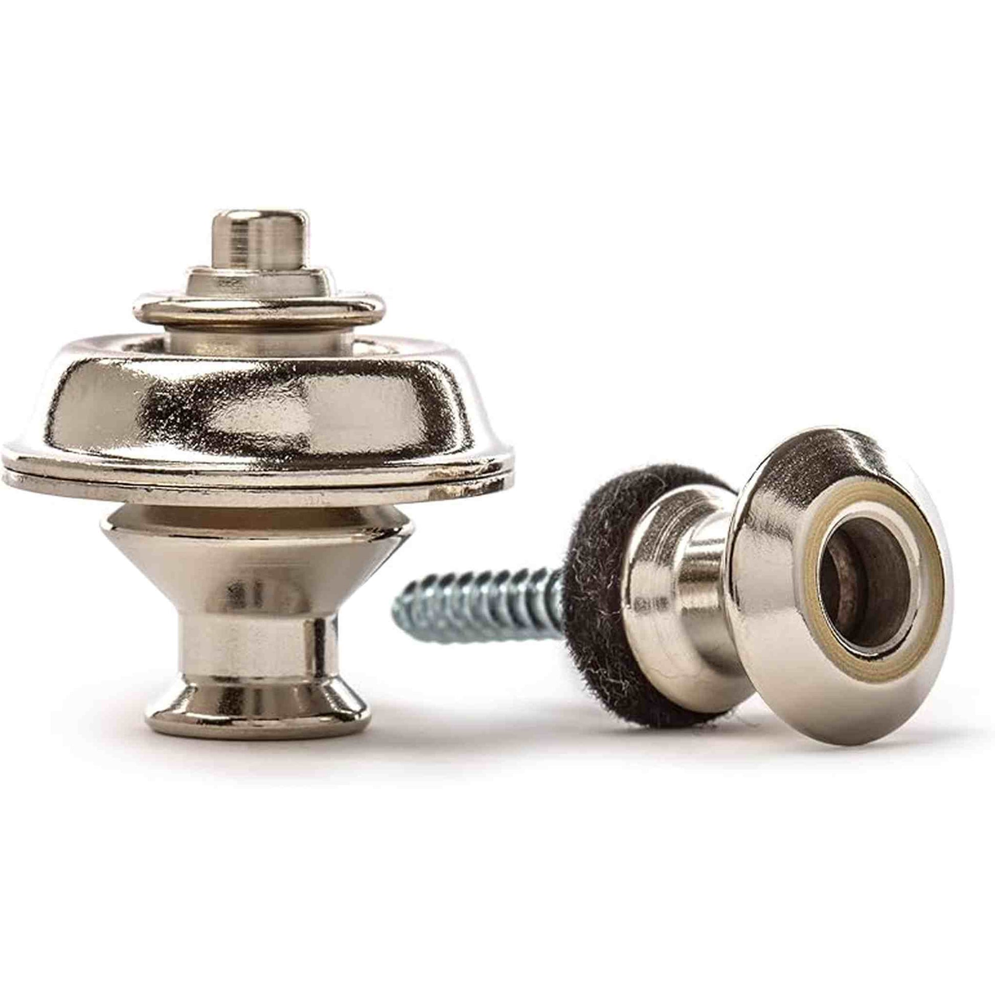 Jim Dunlop J103N Dual Design Straplok - Wide Flange Nickel-PARTS-Joondalup Music Centre