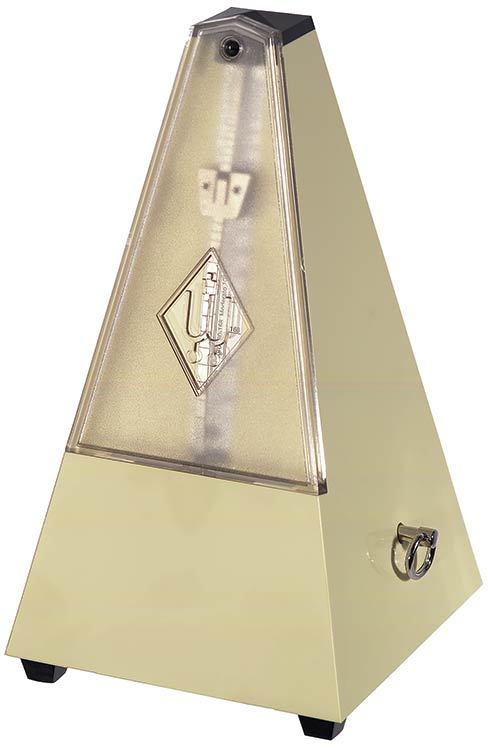 Wittner 810 Series Metronome with Bell - Ivory Finish
